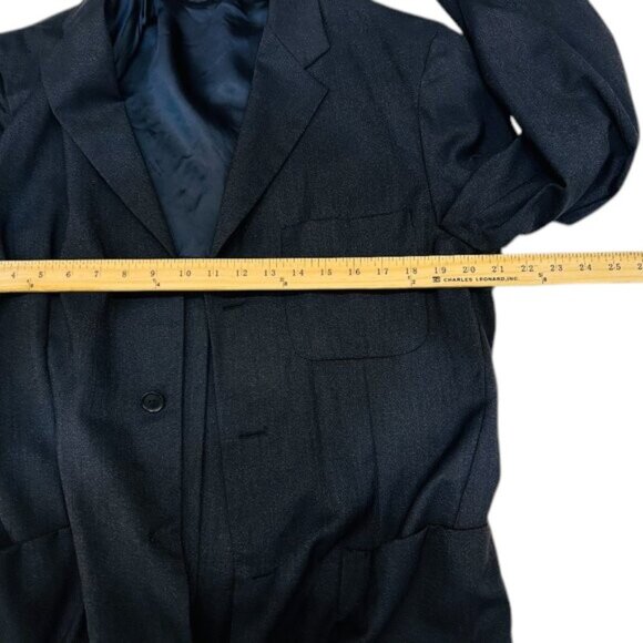 Tombolini Concept 2 Piece Suit Mens Size 50 Gray Wool Single Breasted 3 Button - Picture 10 of 16